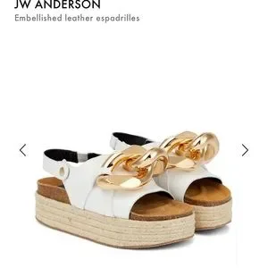 限定/関税込 JW ANDERSON 靴Chain Twist faux leather 642868 限定/関税込 JW ANDERSON 靴Chain Twist faux leather 642868